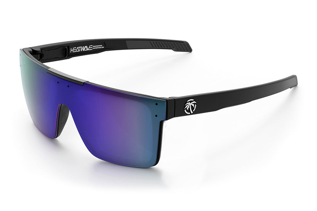 Heat Wave Visual Performance Quatro with black frame and ultra violet lens.